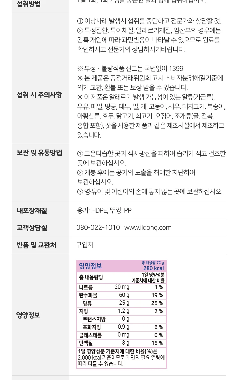일동 글루타치온 화이트 85 (B) 상세 설명