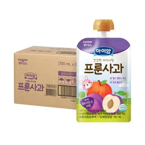 일동후디스 아이얌 건강한 아이사랑 프룬사과 세트 제품 사진