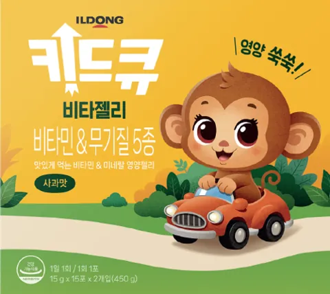 키드큐 비타젤리 1P*15 (소2D) 제품 사진