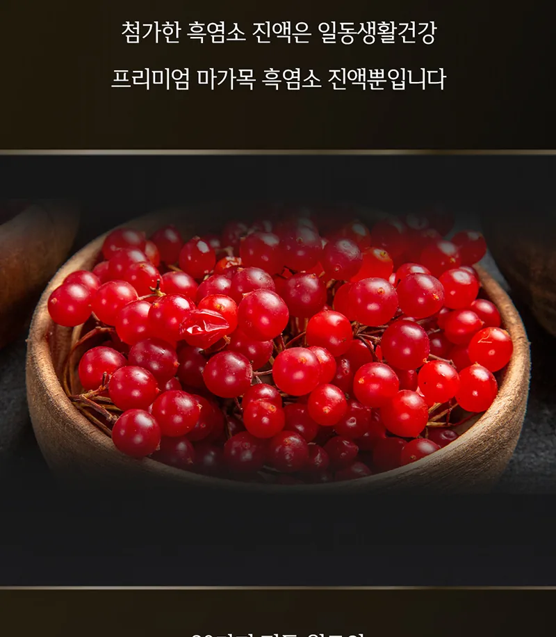 일동생활건강 프리미엄 마가목 흑염소 진액 80ml x 30포 상세 설명